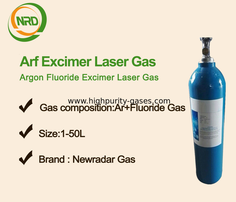 Special Excimer Laser Gases Ne Ar N F2 High Purity Gases With 10 Years Experiences